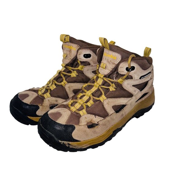 Columbia Shoes - Columbia Womens Coremic Ridge 2 Ankle Hiking Trail Boots Brown Black Lace Up 9.5